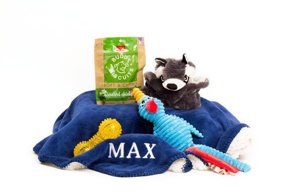 One of the site's best sellers, the BFF Dog Gift Pack.