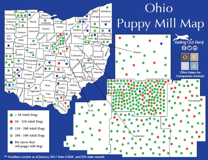Puppy Mill Map